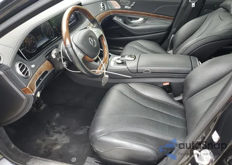 2015 Mercedes-Benz S 550 4Matic из США, поврежденный, VIN WDDUG8FBXFA125388